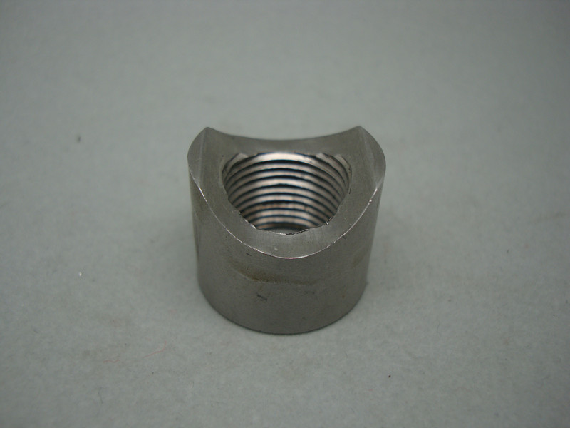 不锈钢焊管螺母月牙型螺母不锈钢半圆螺母管子焊接螺母