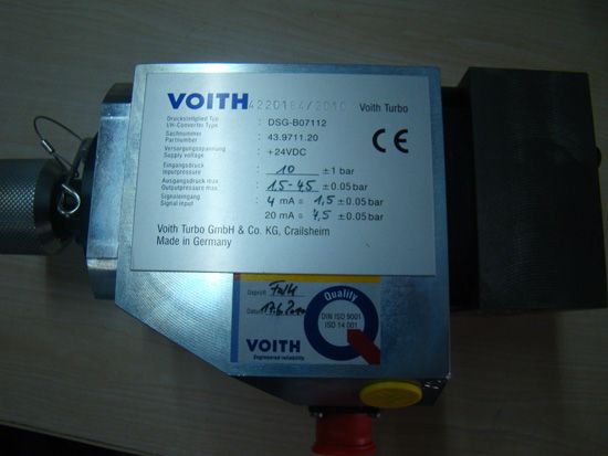 德国VOITH电液转换器DSG-B07112