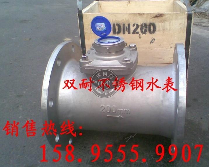 LXLC/G-200E不锈钢304可拆卸水表 DN200可拆式干式立式冷热水表