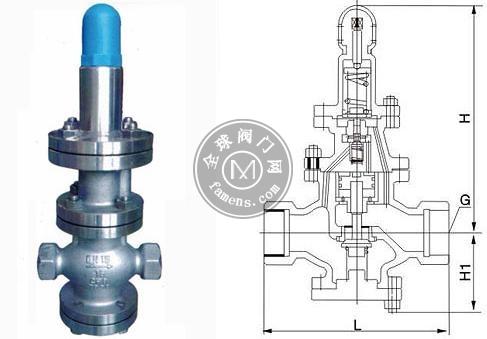 内螺纹蒸汽减压阀