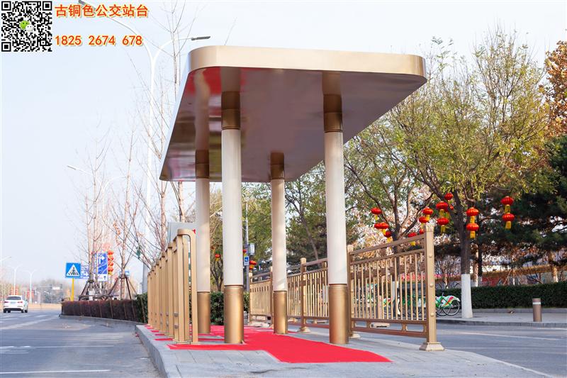 兴化戴南不锈钢厂生产公交站台和护栏