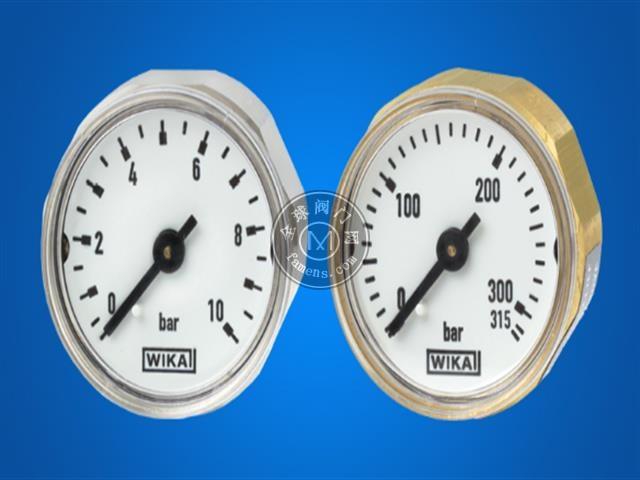潜水瓶医用压力表小表27mm直径WIKA威卡不锈钢原装进口压力表111.12.027
