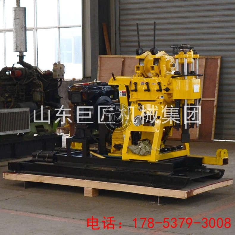 巨匠HZ-200YY可移机水井钻机柴油机动力百米液压打井机
