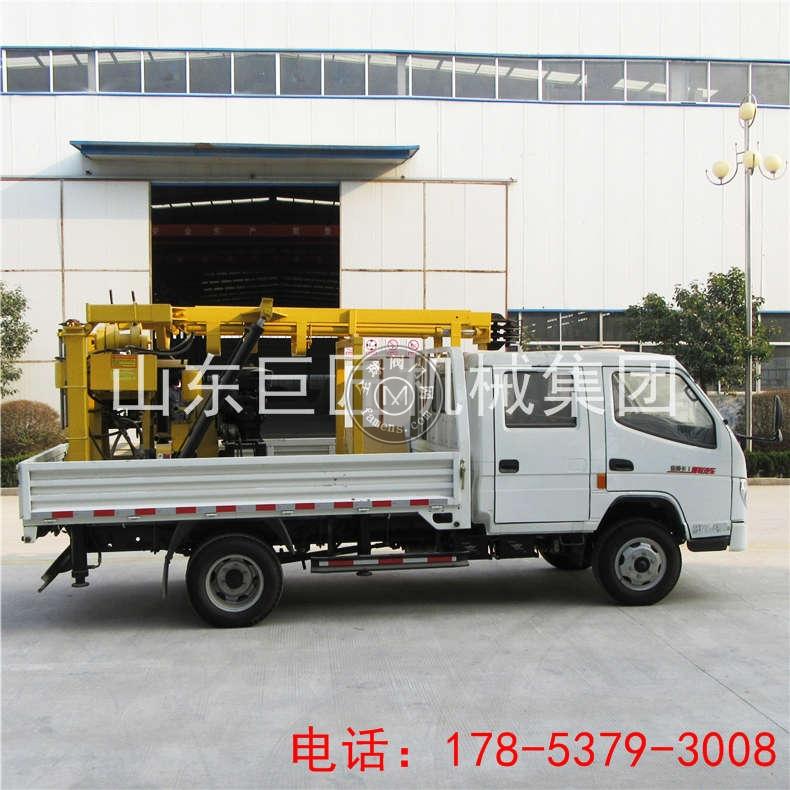 XYC-200车载式液压水井钻机轻卡车载式打井设备效率高
