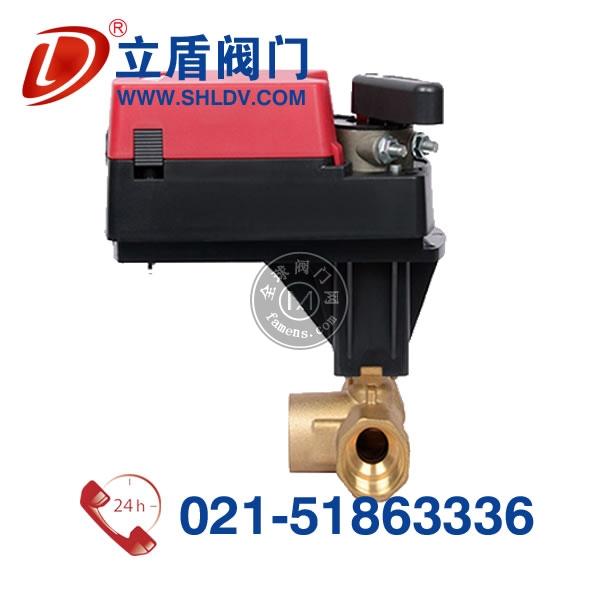 上海立盾阀门制造LDV-03系列电动螺纹三通球阀