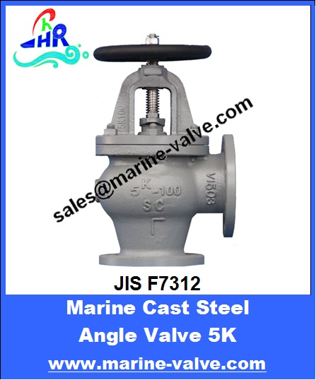 JIS F7312 5K Marine Cast Steel Angle Valve