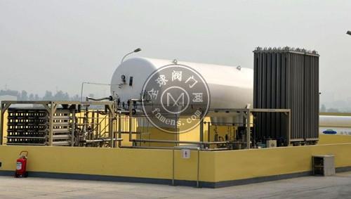 出售二手LNG加气站整套设备 LNG卧式低温储罐  高压汽化器