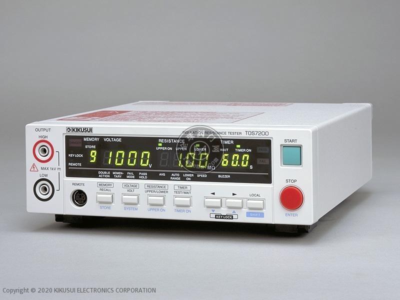 日本菊水TOS7200|KIKUSUI绝缘电阻测试仪
