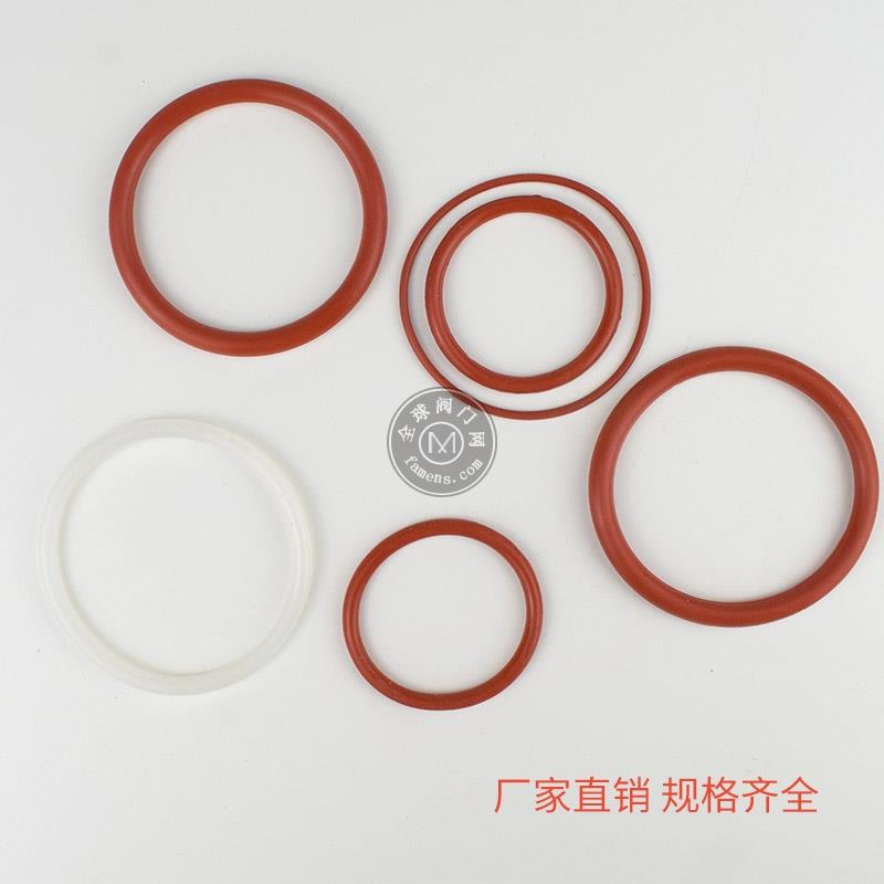 红色硅胶O型圈标准密封圈定制材质种类齐全