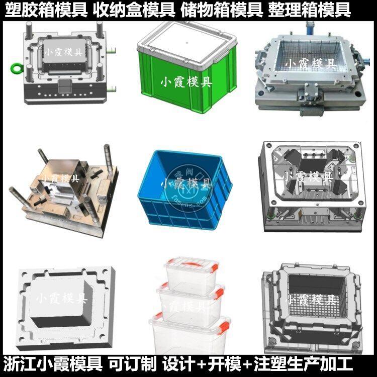 PET35L塑胶收纳盒模具	透明工具箱模具厂商