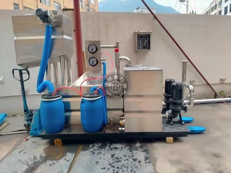 泉尔污水处理设备油水分离设备QEWT一体化不锈钢隔油器污水提升装置