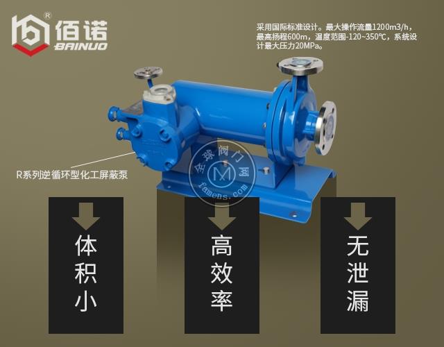 佰诺P系列基本型化工屏蔽电泵