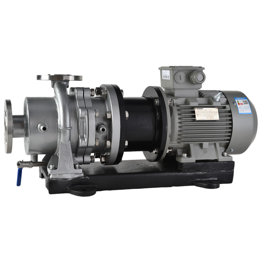 IMC-B系列夾套保溫磁力泵不銹鋼臥式清水離心泵耐酸堿化工泵