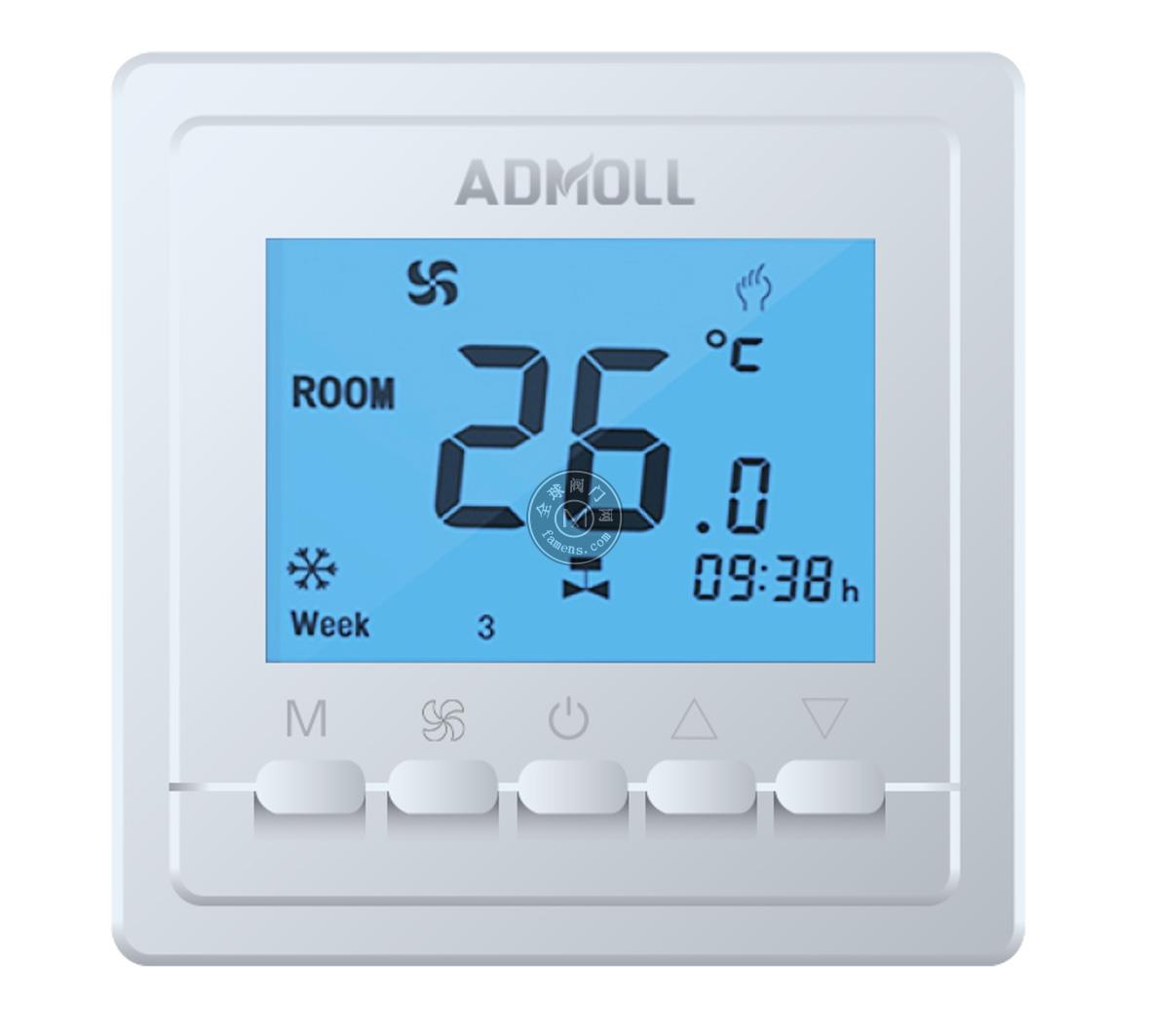 数显全自动暖通空调智能温控器温度控制开关电子温控仪控温插座