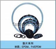 德标/日标/美标PTFE+EPDM/EPDM/F4橡胶复合垫片