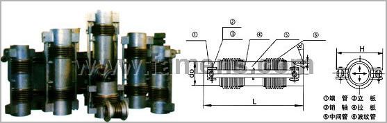 铰链型补偿器★1288巩义大方管件厂优质生产