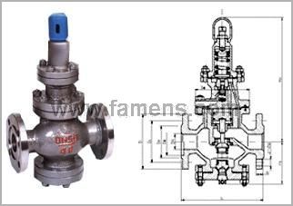 Y43H型先导活塞式蒸汽减压阀