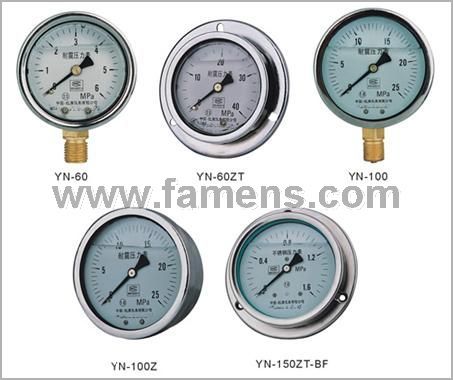 耐震压力表/YN-60/YN-100/YN-150