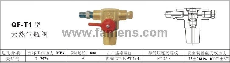 QF-T1型天然气瓶阀—上海斯域阀门