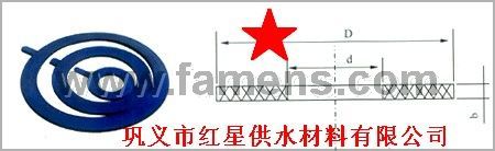 厂家直销【中国红星牌】JGD-F型橡胶法兰密封垫（高质量）