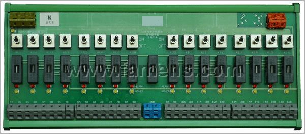 16路通用继电器隔离数字输出模块（端子板）