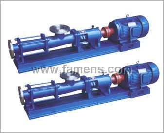 螺杆泵型号:GF型不锈钢单螺杆泵