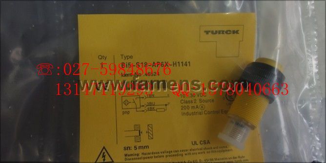 图尔克BI5-G18SK-AZ3X电感式传感器现货