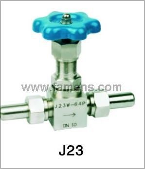 J23W/H-320外螺纹针型阀