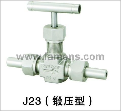 J23W/H-160P外螺纹针型阀-热锻压型