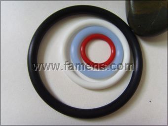 硅胶水磨处理O型圈，红色硅胶O型圈，白色防水进口O型密封件